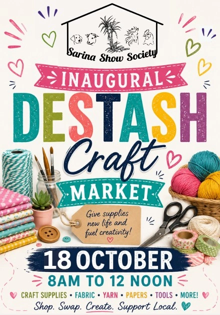Sarina Showgrounds Destash Market photo