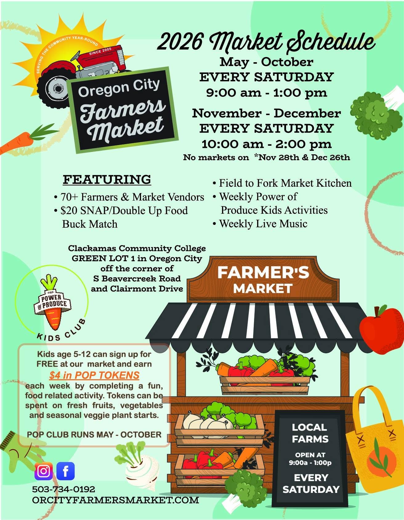Oregon City Year Round Farmers Market