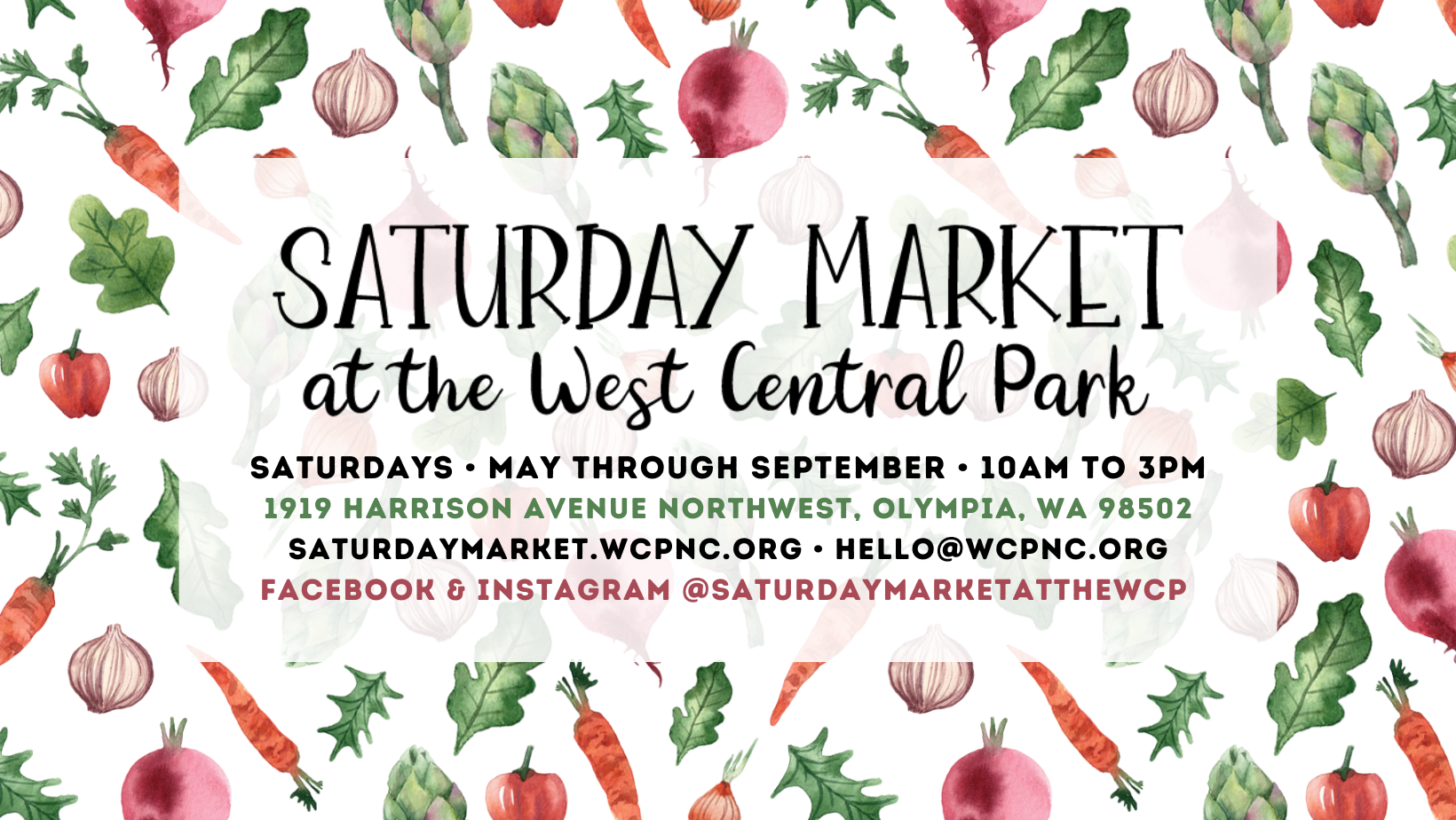 Saturday Market at the West Central Park